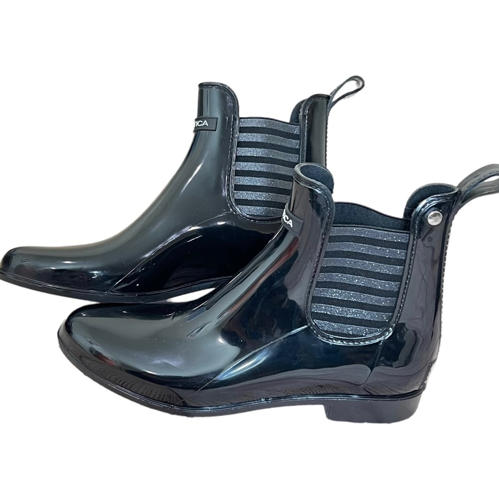 Nautica Rain Boots Booties Size 10 - Picture 2 of 9